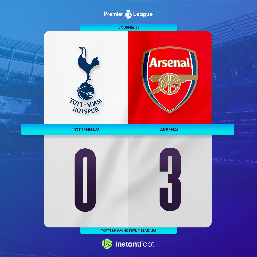 ⏱️ C'EST REPARTI ENTRE TOTTENHAM ET ARSENAL !