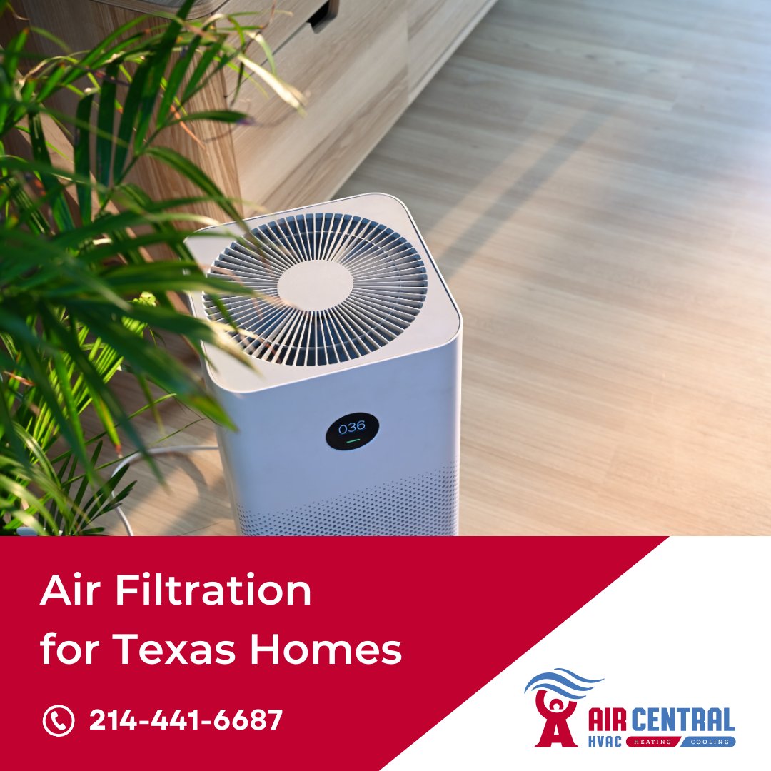 On average, we spend about 90% of each day indoors. 

Maintaining good air quality will minimize respiratory ailments like allergies and keep all occupants healthy and comfortable.

#aircentralhvac #garlandhvac #heatingandcooling #hvacservices #acrepair #heatpumps #homecomfort