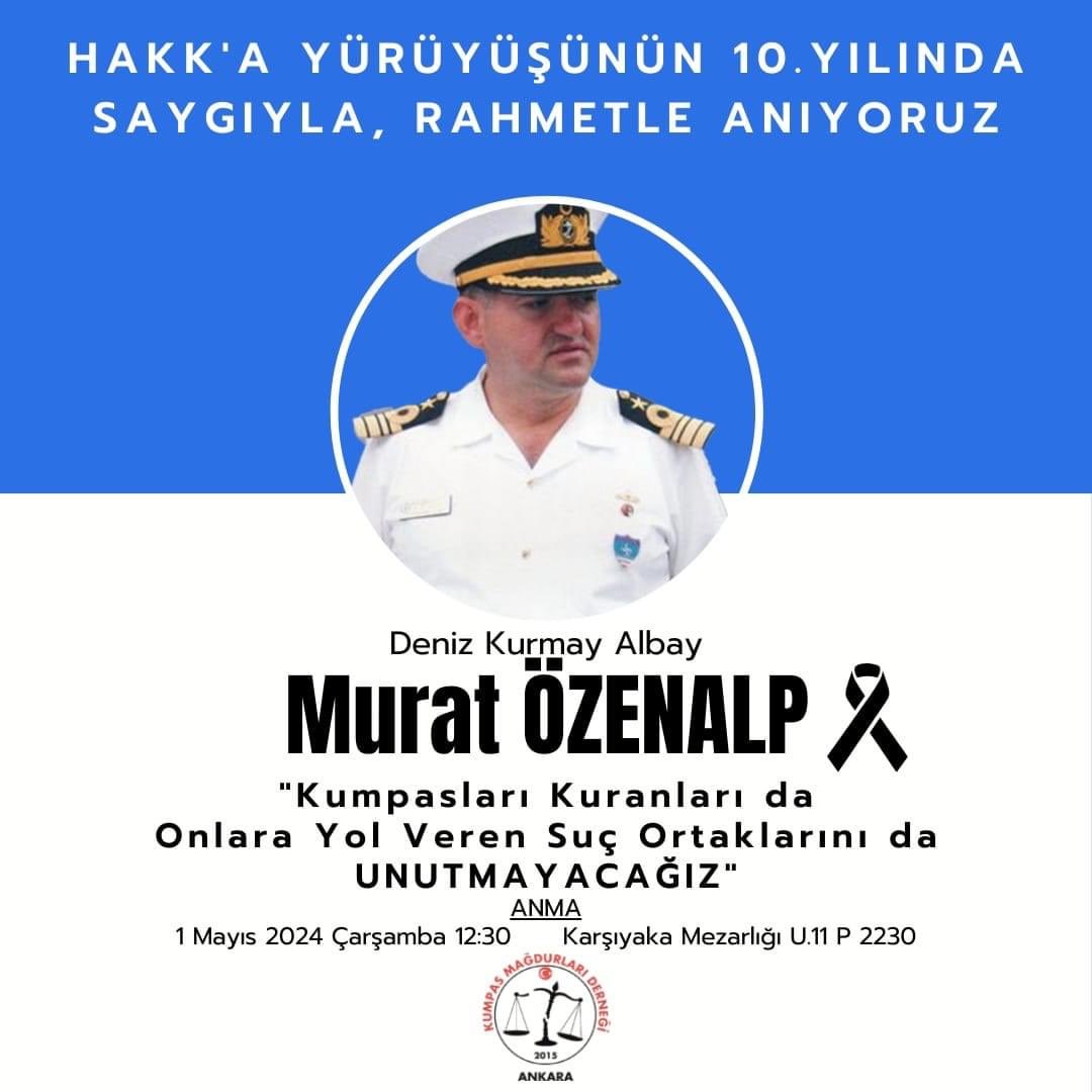 Orduevleri uğraşan şeytanlara yazalım. FETÖCÜ hainlerin kumpası ile atıldığı hapiste kızı ile oynarken vefat etti, gemi komutanı iken araç kiralayıp gemideki tüm askerleri Umre'ye göndermişti, her limanda Kızılay'a kan bağışı yapardı.Tam bir Komutandı,Allah rahmet eylesin. @yvzah