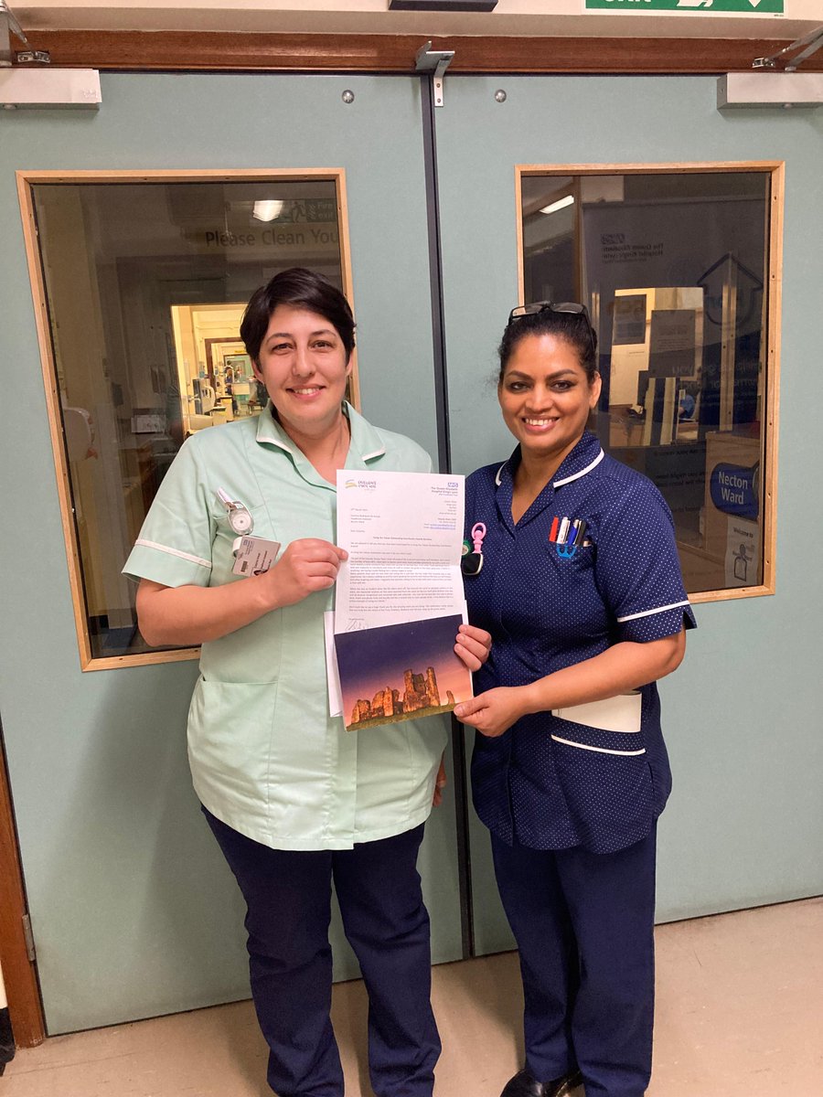 Congratulations to Catarina who was recently nominated for a Living Our Values Award. “Kat is a standout member of team QEH. I’m also greeted by Kat with a smile. Kat is kind and respectful to everybody. Patients have told me how kind and caring she is.”