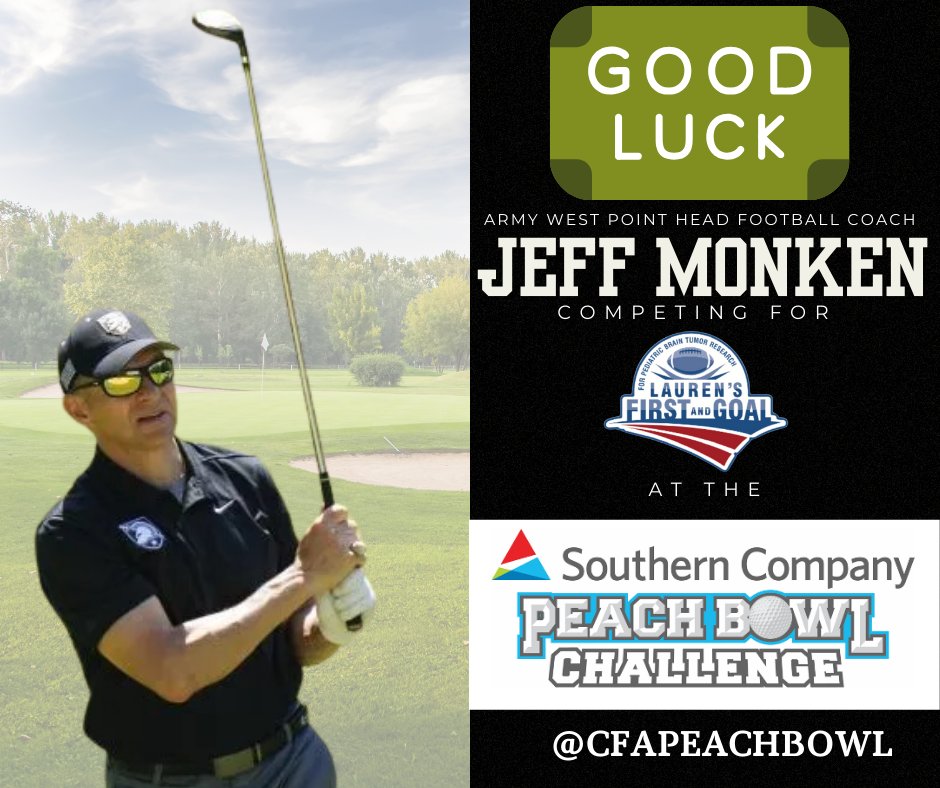 Competition starts today. Good luck Coach Monken! @CoachJeffMonken @ArmyWP_Football @ArmyFB_Recruit @CFAPeachBowl @SouthernCompany facebook.com/SOCompany/