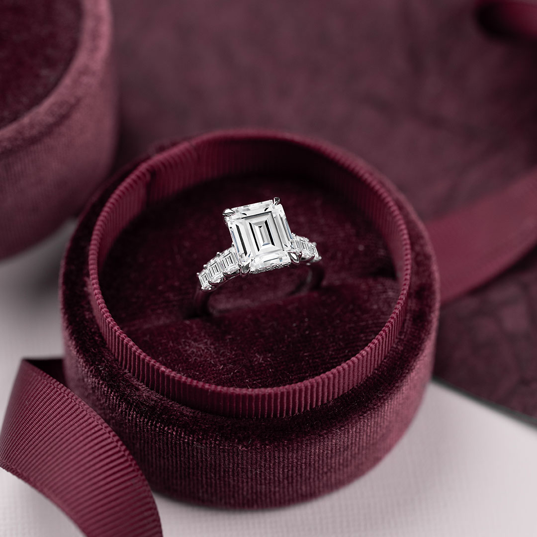 A promise encased in brilliance. This exquisite emerald-cut diamond ring is a symbol of timeless commitment and enduring love. 💍✨ #EternalSparkle #DiamondEngagementRing #SayYes #LoveInAGem #TimelessElegance #ProposalReady #ASHI