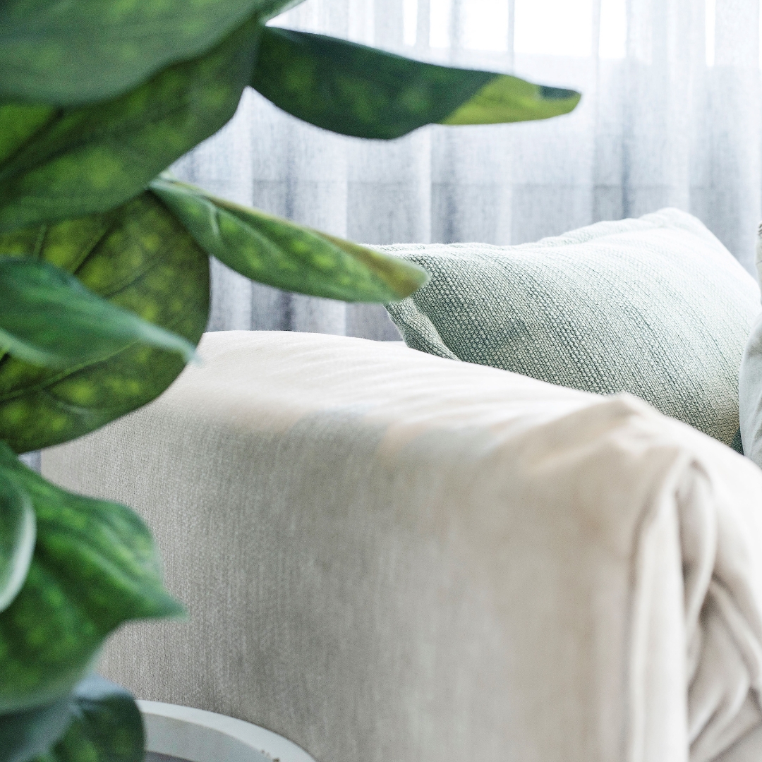 Your way to serenity. 🌿A touch of green and cozy textures can turn any corner into a tranquil retreat. 
For more property styling inspo, head over to thestyledhouse.com.au

#homestyling #propertystyling #homestylingtips #thesyledhouse #calibrerealestate