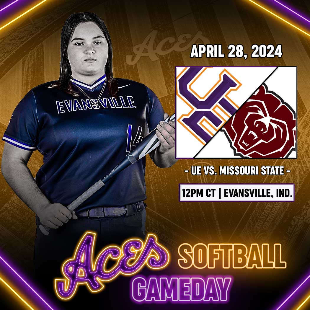 GAME DAY! 🆚 Missouri State 📍 Evansville, Ind. ⏰ 12:00PM CT 📊 statb.us/b/510625 🎥 rb.gy/vu0s3a (ESPN+) 🥎 #ForTheAces