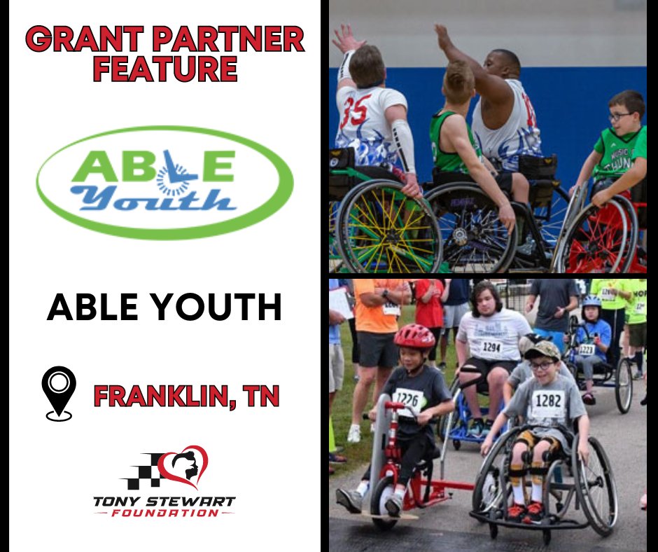 2024 Grant Partner Feature: ABLE Youth They work hard to help children in wheelchairs learn the importance of complete independence. This helps them improve self-esteem and motivation in the long term. ableyouth.org