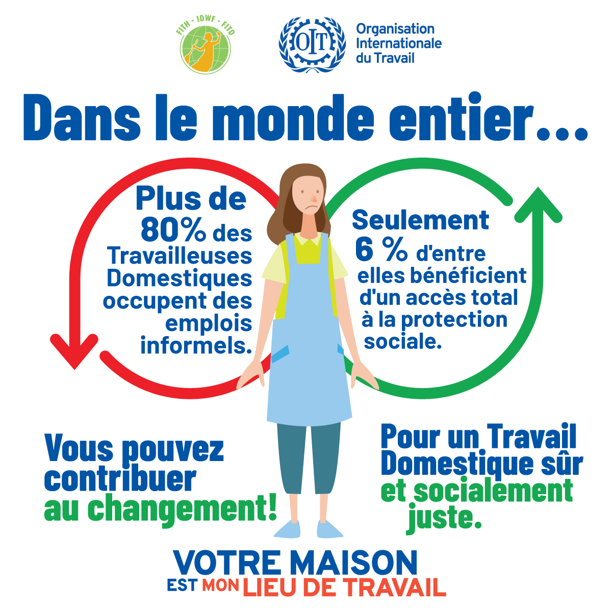 ⌛ Les droits des #TravailleusesDomestiques ne peuvent pas attendre !

🫱🏻‍🫲🏾 Ensemble, nous pouvons changer l'histoire et rendre possible le #TravailDecent pour ceux qui soutiennent les foyers, les familles et les communautés dans le monde entier ⚖️

#JournéeSécurité2024