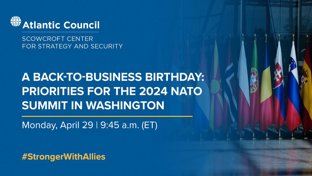 The 2023 #NATOSummit in Vilnius 🇱🇹 was a huge success but there’s always more to do – whether that’s burden sharing to Ukraine’s path to NATO membership. At the upcoming Summit in Washington DC, 🇺🇸 Allies and partners will push to reaffirm support for Ukraine and discuss how to…