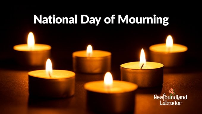 On this National Day of Mourning, we remember all those who lost their lives or suffered life-changing injuries or illnesses connected to their work, and their families, friends, and colleagues. Let's keep working to ensure our province's workplaces are safe - for everyone.