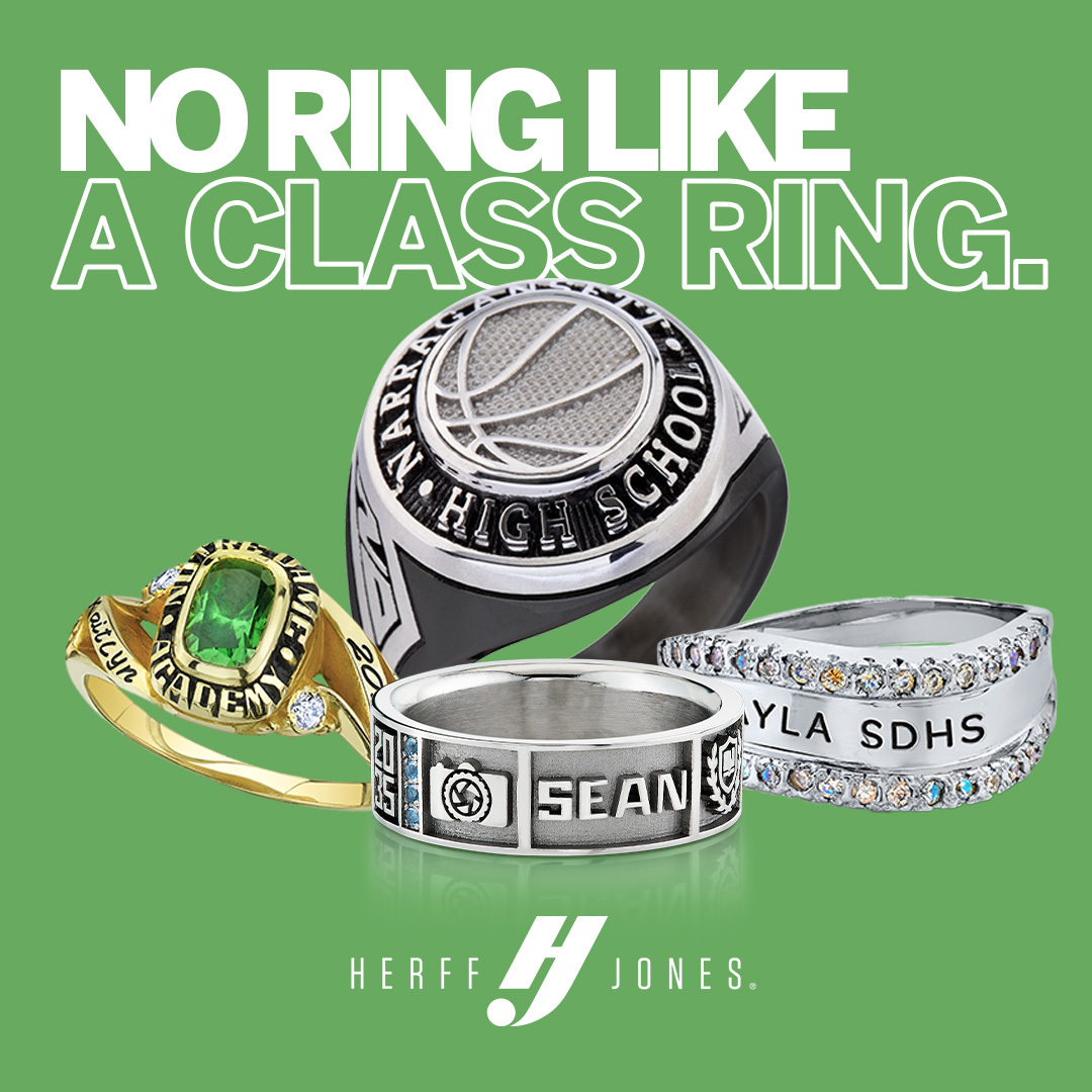There's no ring like a class ring – a symbol of hard work, lifelong connections, and memories made. Design it to fit your style and journey! 💍 herff.ly/highschool #HerffJones #HJClassRing #ClassRing cute class rings #RingCeremony #JuniorRing Junior Ring Ceremony #highschool