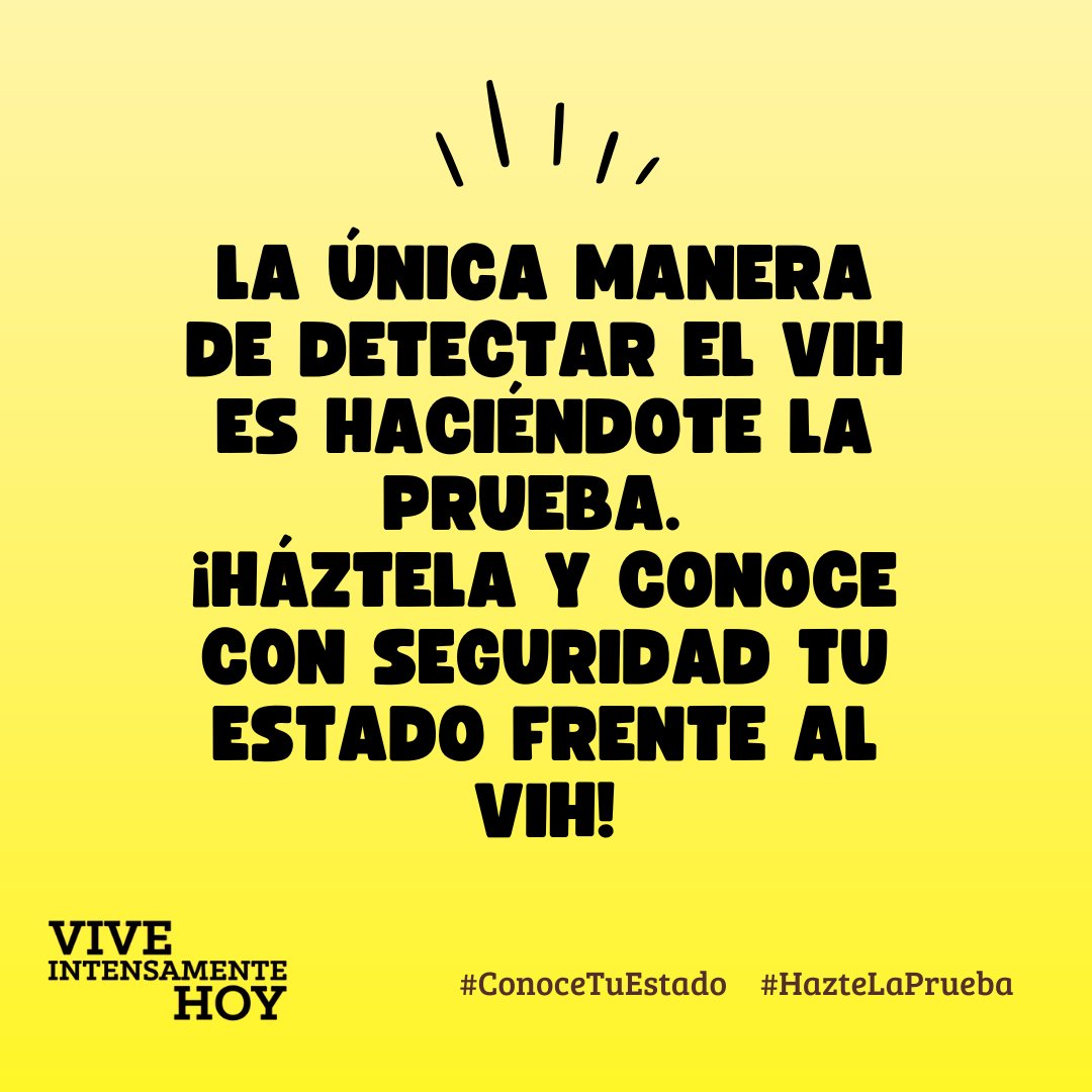 La vida está llena de momentos increíbles. Para disfrutarlos al máximo, conoce tu estado, hazte la prueba del VIH y vive sin preocupaciones. #ConoceTuEstado #HazteLaPrueba #Monterrey