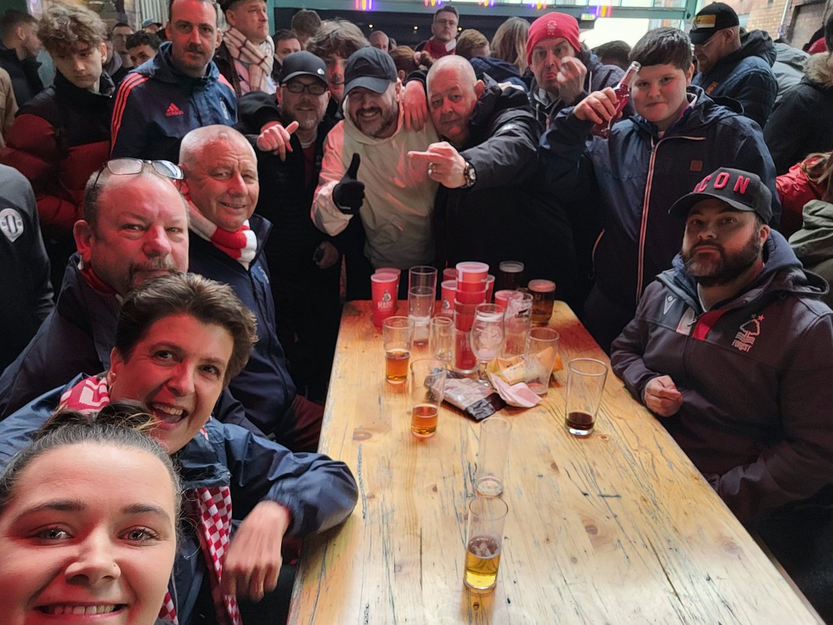 Pre-match with the gang 🍺 @TrentNavigation #nffc #trentnav