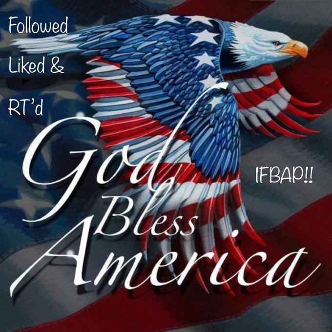 NO PATRIOTS ACCOUNT SHOULD HAVE LESS THAN 50K FOLLOWERS! @IvankaNews 🌸🇺🇸 🇺🇸 All MAGA accounts please SHARE and drop your handle! 🇺🇸🇺🇸 #PATRIOT 100% Patriots follow all who Shares! 🩷🇺🇸🇺🇸 #HAPPYSUNDAY🇺🇸 LETS FOLLOW EACH OTHER🇺🇸🇺🇸 the united states are the first #MAGA 100%🇺🇸