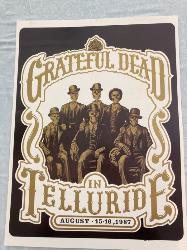 Concert Poster - Aug 1987 ~ Telluride, CO (2nd Printing) ebay.com/itm/Grateful-D… #ad