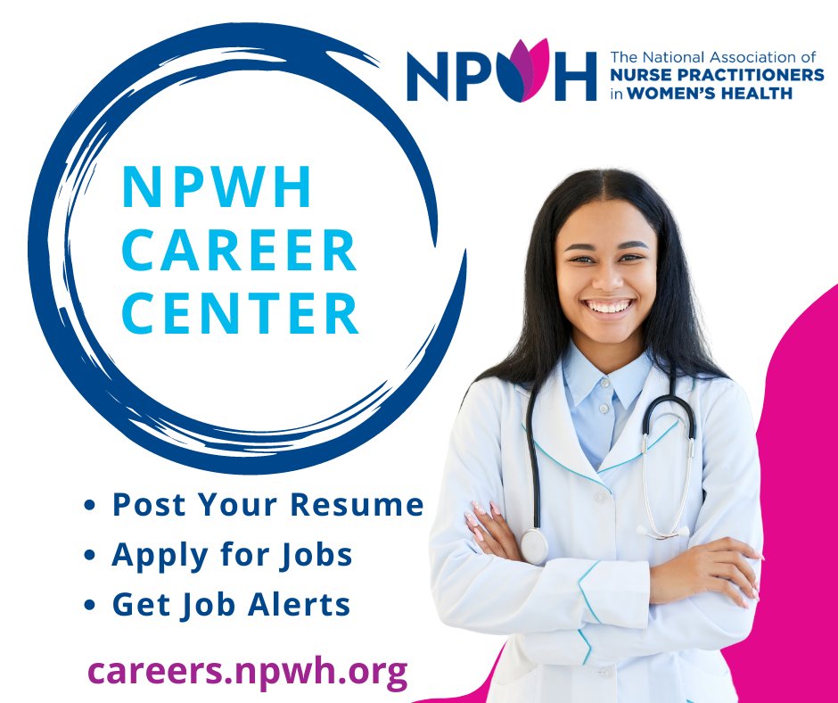 Are you looking for a new role? Check out the NPWH Career Center at careers.npwh.org and search more than 8,000 jobs listed by employers across the country! Find your dream job in #womenshealth! #whnp #whnpstudent #jobs #nursepractitioner #np #hospitals #obgyn