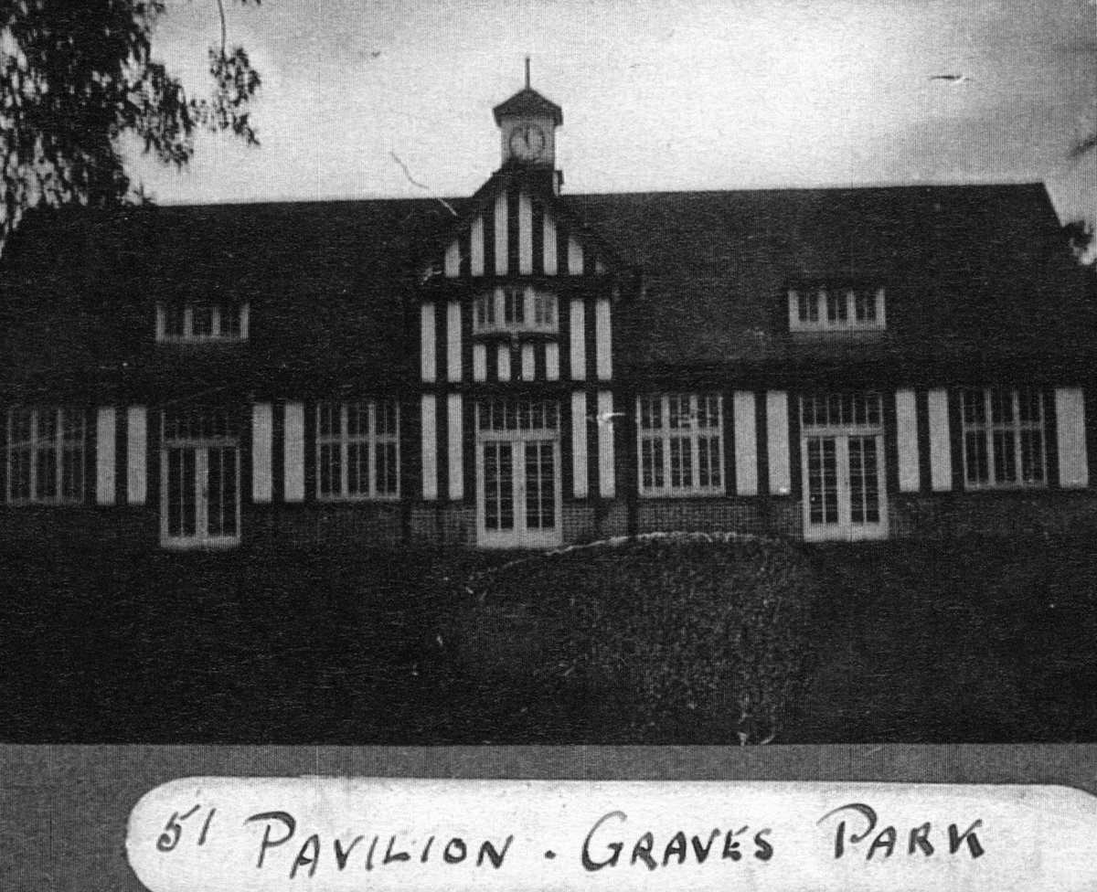 Rose Garden Cafe in Graves Park was once called the Pavilion as indicated by this picture from Norton History Group Archive. @GleadlessVTrees @besscountess @bolehillwood @GrahameWroe @salthepoet @Heritage_Angel @PaulTurnips @Heritage1st @ShefParkProject @ParksGardenUK @SYEconet
