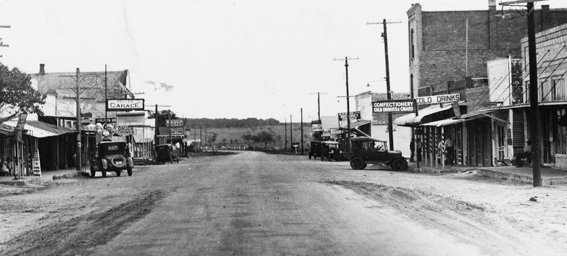 Have a blessed Sunday morning, friends. Pic: Keller, Texas, in abt 1928. Love the confectionery, cold drinks, and cigars sign!