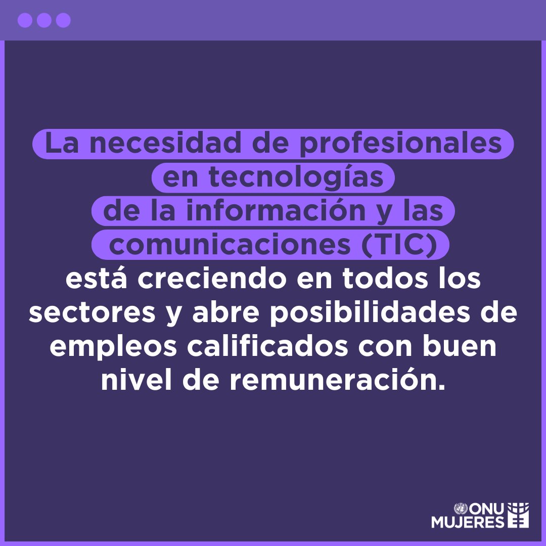 🚀 Las TIC impulsan la innovación y el progreso en todas las industrias. Cerrar la brecha de género en este sector crea más empleo y promueve la igualdad.
#CerremosLaBrecha #DíaDeLasNiñasEnTIC