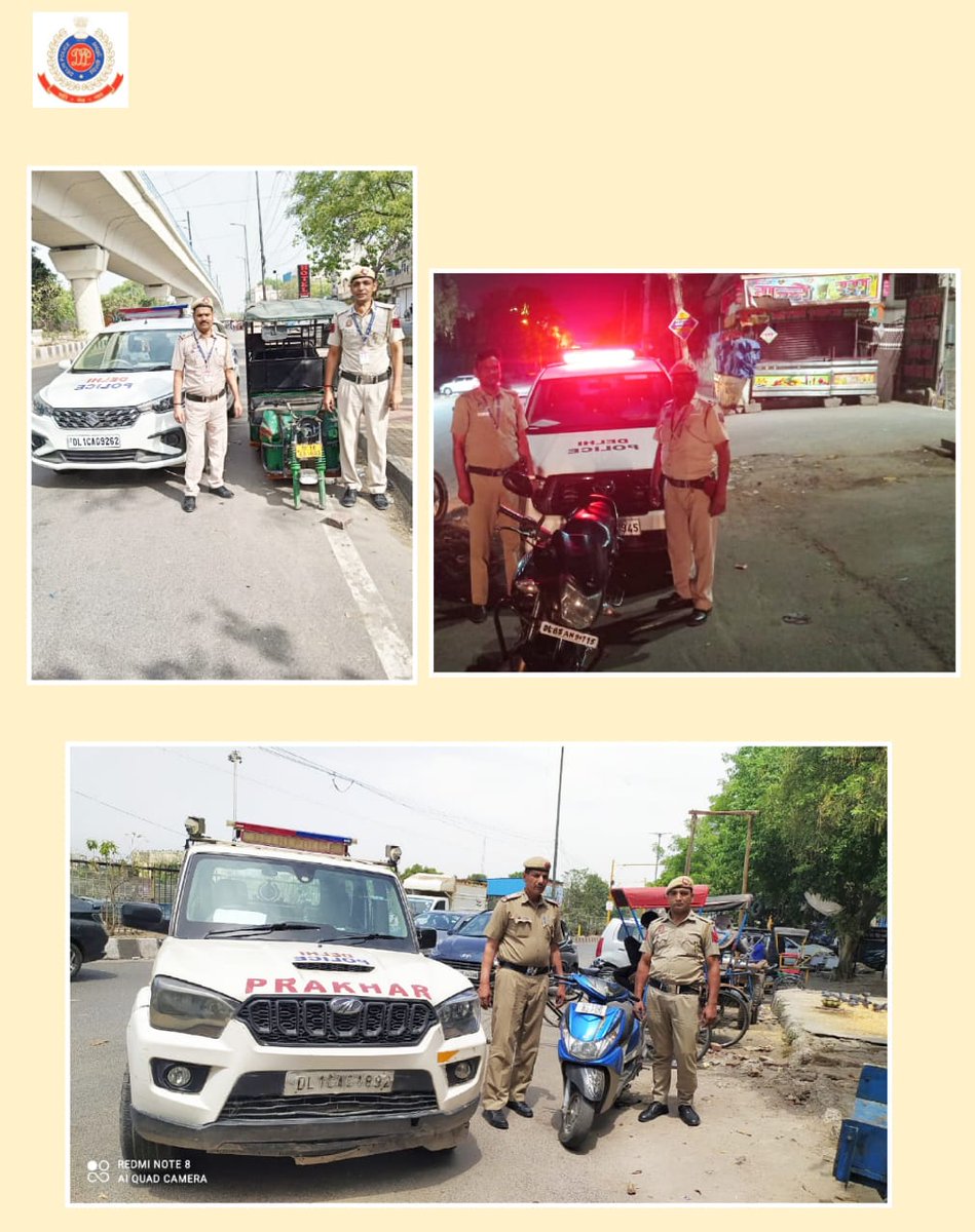 #Delhi #Police #PCR personnel recovered three #stolen #vehicles stole from various areas of Delhi. Vigil eye and sense of responsibility of PCR Staff is commendable. #DelhiPoliceUpdates #PCRUpdates @CPDelhi @DelhiPolice
