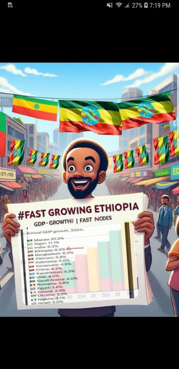 Yes we did‼️
#Fast_Growing_Ethiopia 
#Ethiopia_prevails 
#Abiy_Ahmed