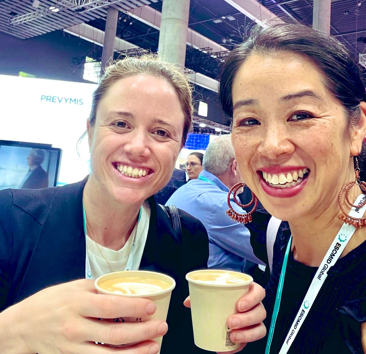 True Aussies 🇦🇺 sourcing out Melbourne roasted coffee ☕️ @ESCMID @NCICancer @michyong2
