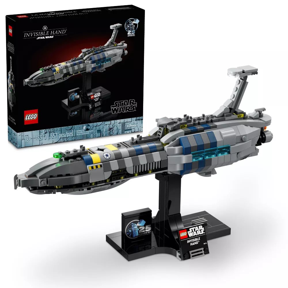 LEGO Star Wars Invisible Hand 25th Anniversary Building Set is $39.99 at Target bit.ly/3UEqmu9 #ad