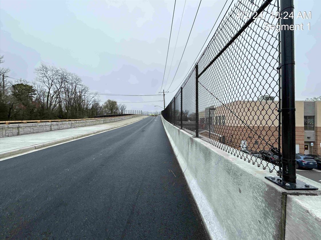 Good morning @montgomerycomd! Check out the progress made for the new Talbot Avenue bridge after the bridge surface was paved. #purplelineprogress