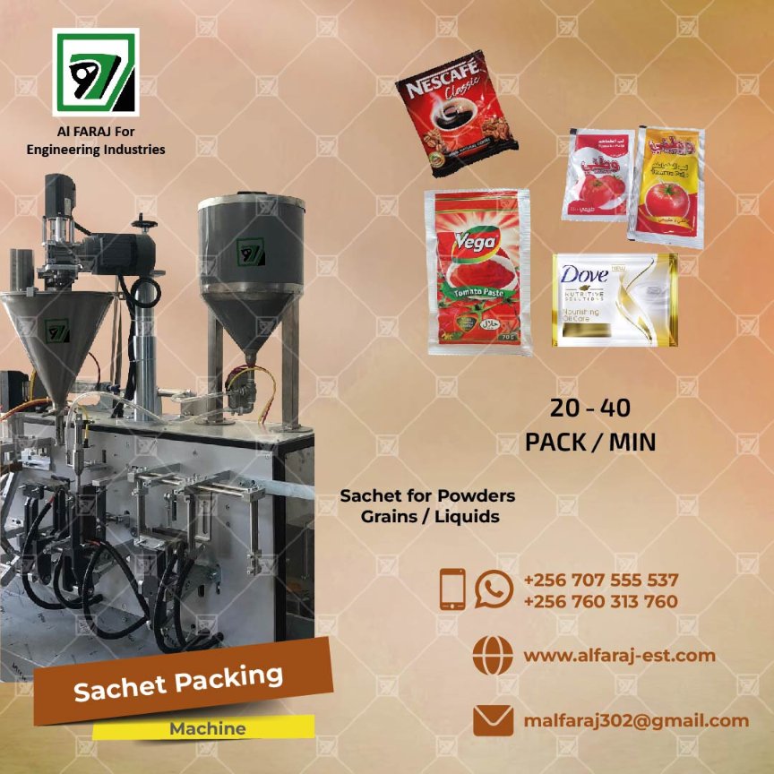 Sacket Packing Machine (coffee, Powders, Grains, Liquids ...etc.)
Machine capacity of 20-40 packs /min
#packagingmachine #multiproductpackaging
#highcapacitymachine #fastpacking #uganda #eastafrica #kenya #rouanda #SouthSudan #ghana #Gabon #porkenafaso
youtu.be/2U9o1We6TWI?si…