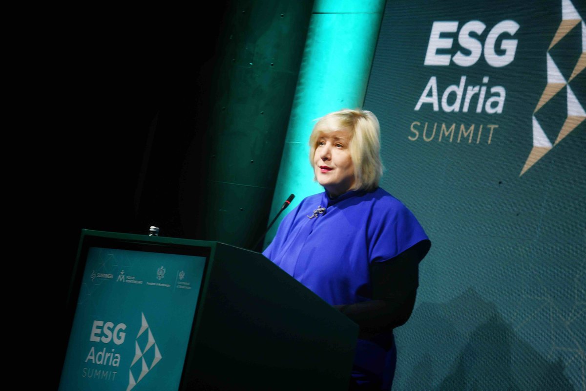 The second ESG Adria Summit has been closed with remarks from Dunja Mijatović, Human Rights Expert and former Commissioner for Human Rights of the Council of Europe and @BB_Braithwaite, Founding Partner and CEO at @SustineriESG , Chair of @WOBAdria. Mijatović highlighted that