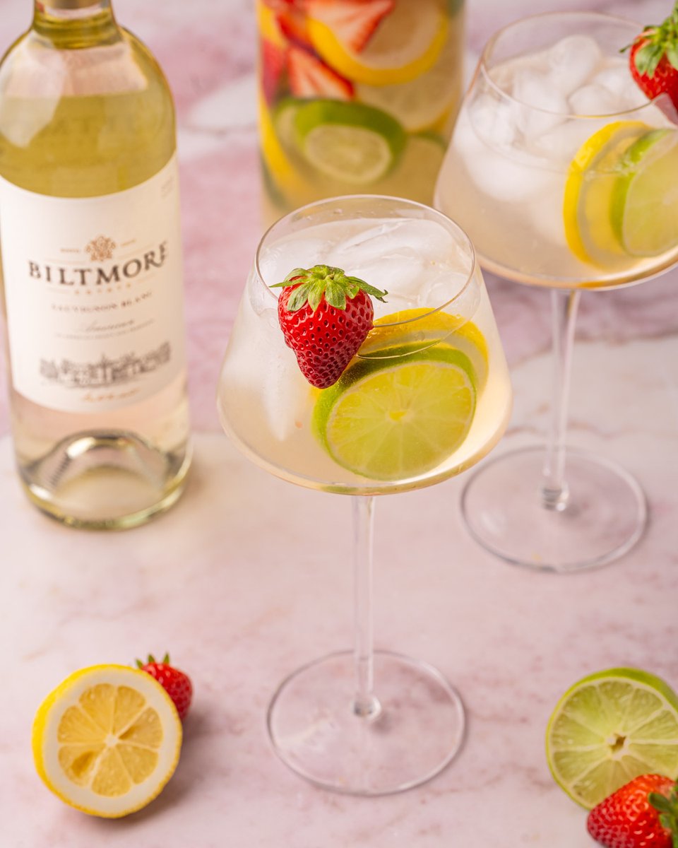 Looking for a yummy, warm-weather drink to serve guests at your next outdoor gathering? 🍓 Try this white sangria recipe from Marley's Menu! For the full recipe: bit.ly/3W8HoBI