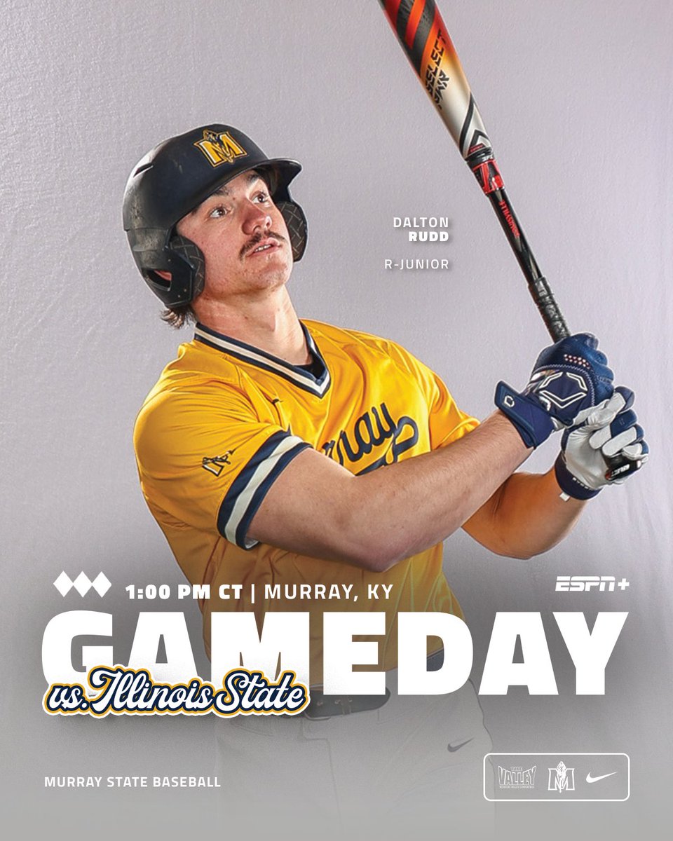 Sunday afternoon rubber match for you‼️ 📍 Murray, Ky. 🏟️ Reagan Field 🆚 Illinois State Redbirds ⏰ 1 p.m. CT 📺 t.ly/ifg1s 📊 t.ly/7ohDn #GoRacers🏇