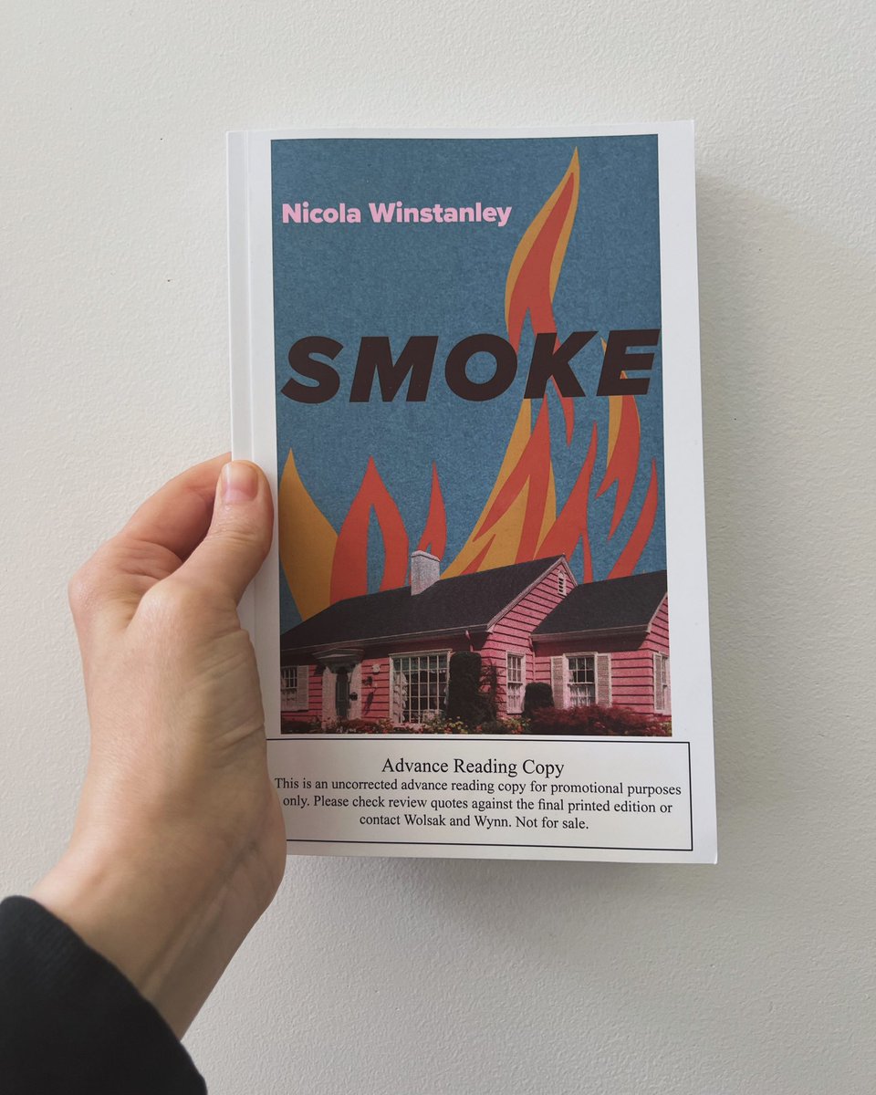 Smoke by Nicola Winstanley—@wolsakandwynn, May 14, 2024—is an unforgettable short story collection. Dark, lulling, and gorgeously written, these linked stories examine intergenerational trauma from different viewpoints. “A bad thing happens and then it never stops.” #CanLit