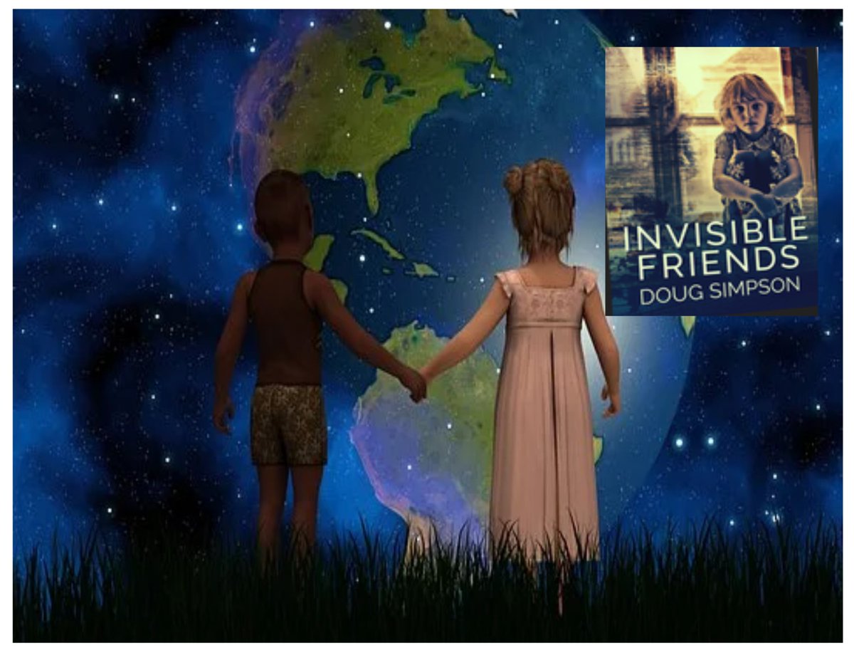 My invisible friend keeps me company outside in the evening. books2read.com/u/3kL0l8 #NextChapterPub #spiritual