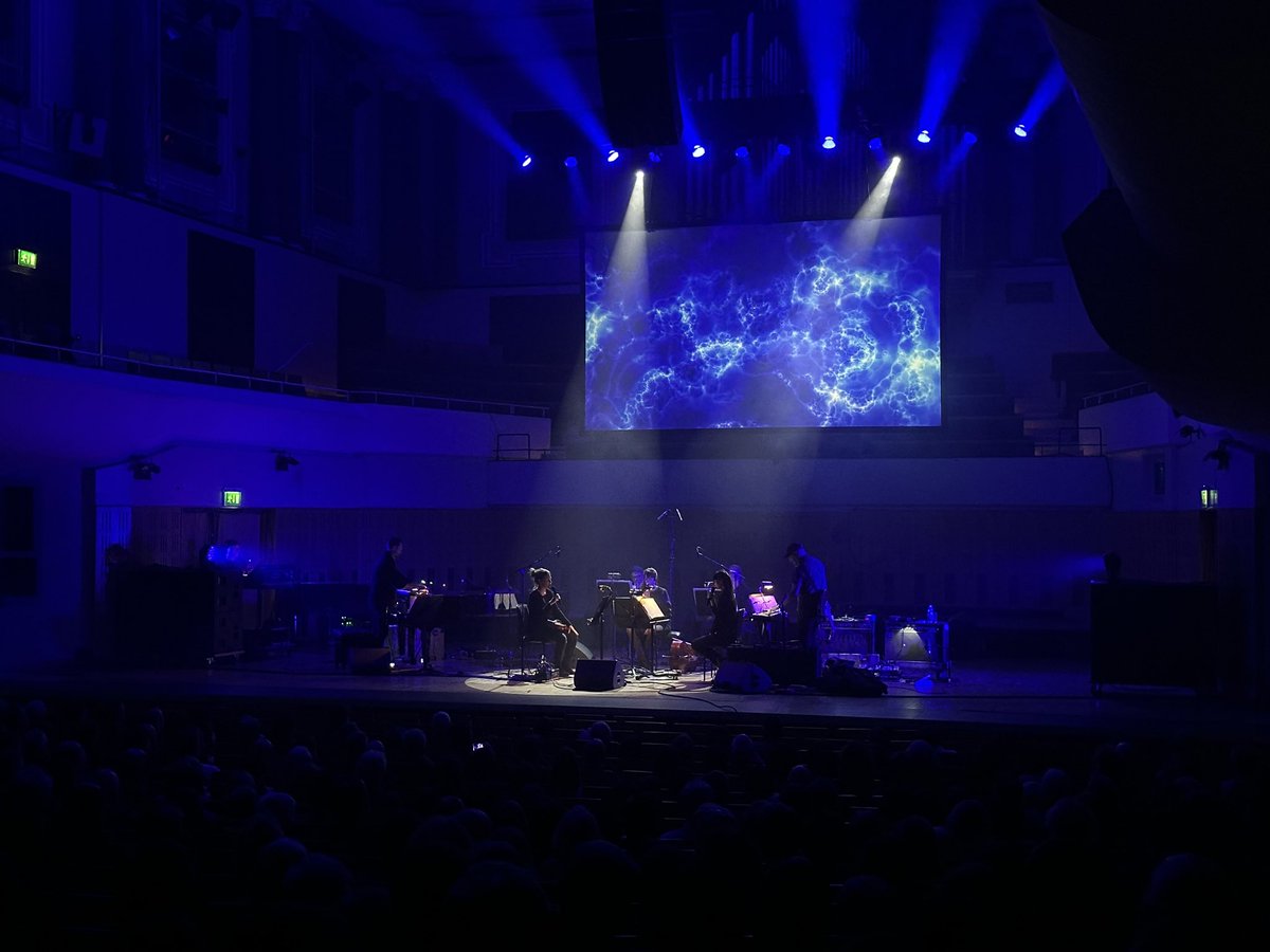 Great to have @AWVFTS back @NCH_Music for a sold out @NewMusicDublin show. Alongside Johann Johansson’s A Prayer to the Dynamo with @NSOrchestraIRL