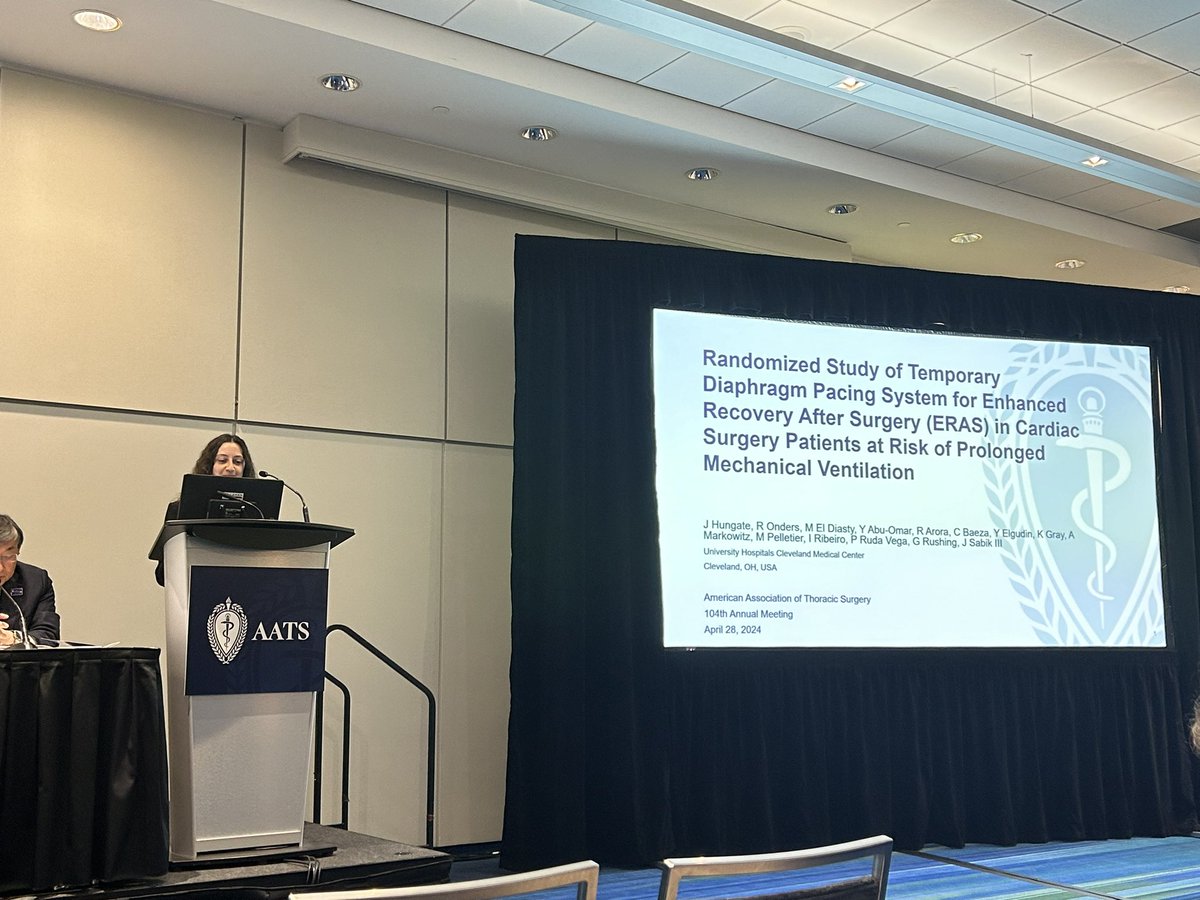 Mamadi Papus Keita, MD (@mpkeitamd) on Twitter photo Congratulations to Dr Jessica Hungate and Sr Onders for presenting work on diaphragm pacing in cardiac surgery! Great research. Great presentation! <a href="/JessicaRaeMD/">Jessica</a> <a href="/UHCTSurgery/">UH CT Surgery</a> <a href="/HarringtonHVI/">UH Harrington Heart & Vascular Institute</a> <a href="/AATSHQ/">AATS</a> Congratulations to Dr Jessica Hungate and Sr Onders for presenting work on diaphragm pacing in cardiac surgery! Great research. Great presentation! <a href="/JessicaRaeMD/">Jessica</a> <a href="/UHCTSurgery/">UH CT Surgery</a> <a href="/HarringtonHVI/">UH Harrington Heart & Vascular Institute</a> <a href="/AATSHQ/">AATS</a>