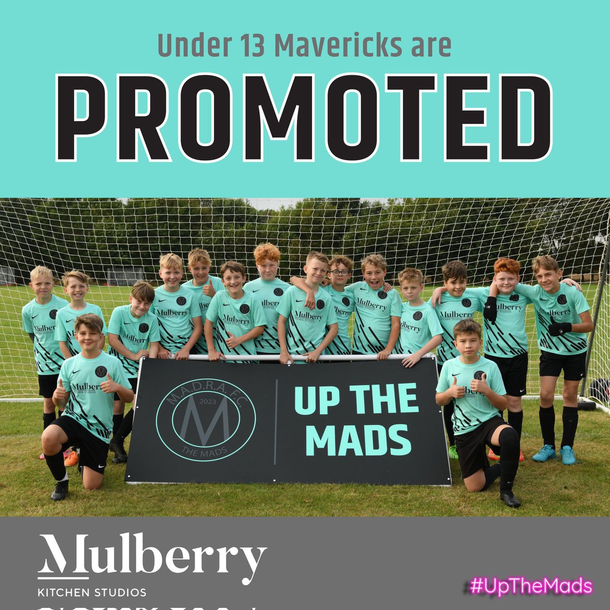 3 points today means our Under 13 Mavericks are PROMOTED!
An incredible season, getting to a cup final and culminating in securing 2nd place.
Well done all 🩵🩷
#UpTheMads #WelcomeToTheMadhouse #Madness #TheMads #MadraFC #NorfolkFootball #OneStepBeyond