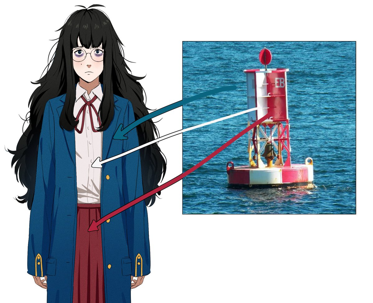 「Umi's color palette is based on a buoy i」|Franのイラスト