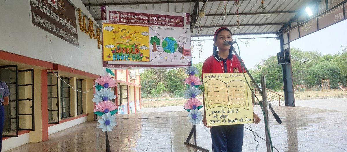 World Book Day 📖📚 and World Earth Day Celebration on 27/04/2024 (FUNDAY CELEBRATION)🎊🎉 @kvofbhusawal 

#WorldBookDay 
#WorldEarthDay 

@EduMinOfIndia 
@KVS_HQ 
@KvsMumbai 
@samaj_v 
@sumitsawrup