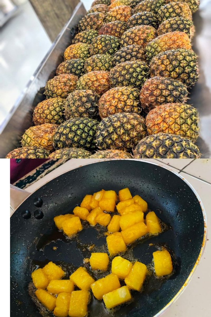From the farm to the table, did you know we can fry pineapple? 🍍 It's a surprisingly sweet and delicious dish! #FarmToTable
#GoodFood4All
#ZeroHunger
If you want to test #DM