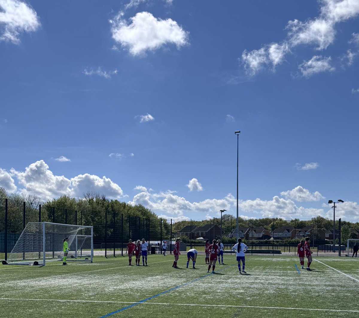 Lovely day out here, supporting @TRFCWomen in their post-season friendly match against @WrexhamAFCWomen!