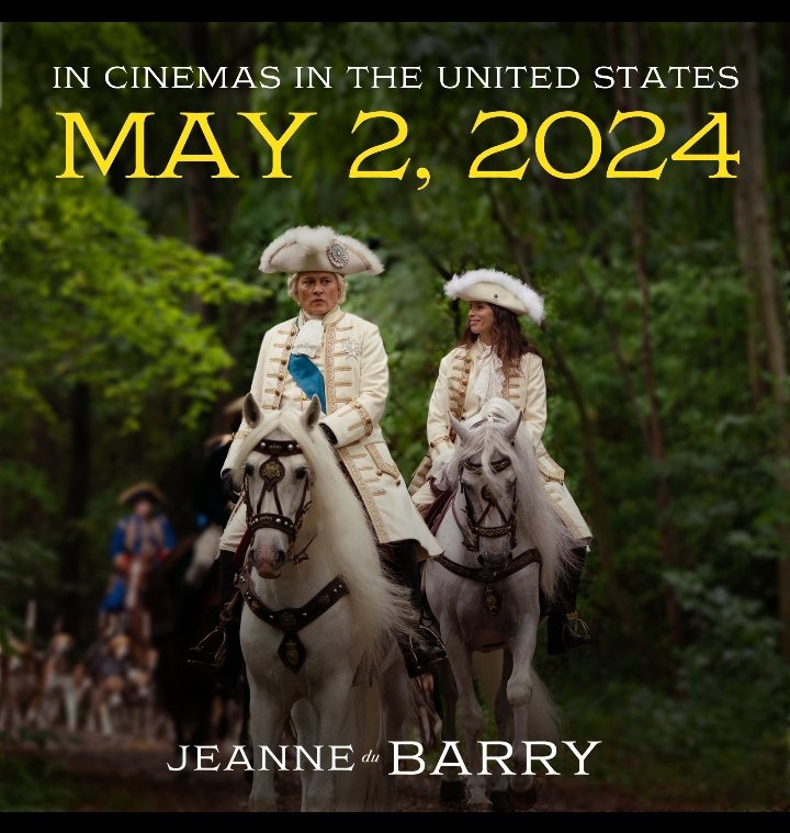 I'm so excited just a few more days, and #jeannedubarry will be released here in the US
We can't wait. We already have our tickets. Now, we're just waiting for Thursday to get here.
#JohnnyDeppIsALegend #meiwenn 
❓️❓️❓️
WHO ELSE IS EXCITED? WHERE WILL YOU BE WATCHING FROM?