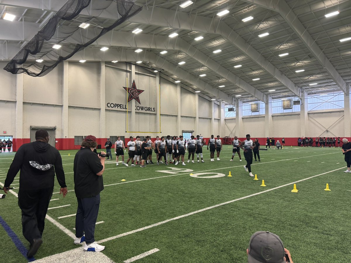 Greetings from Coppell HS outside of Dallas for my final stop on the Rivals Camp Series.