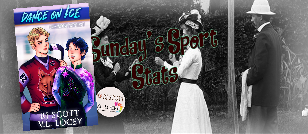 This week's Sunday's Sport Stats features my #review for🏒👨‍❤️‍👨#MMRomance #youngadult #hockeyromance 👨‍❤️‍💋‍👨🏒 Dance on Ice by @RJScott_author & @VLLocey #ChestorfordCoyotes #ScottLoceyHockeyUniverse #YAromance #hurtcomfort #MMYoungAdult #MMSchoolRomance padmeslibrarybooks4all.blogspot.com/2024/04/sunday…