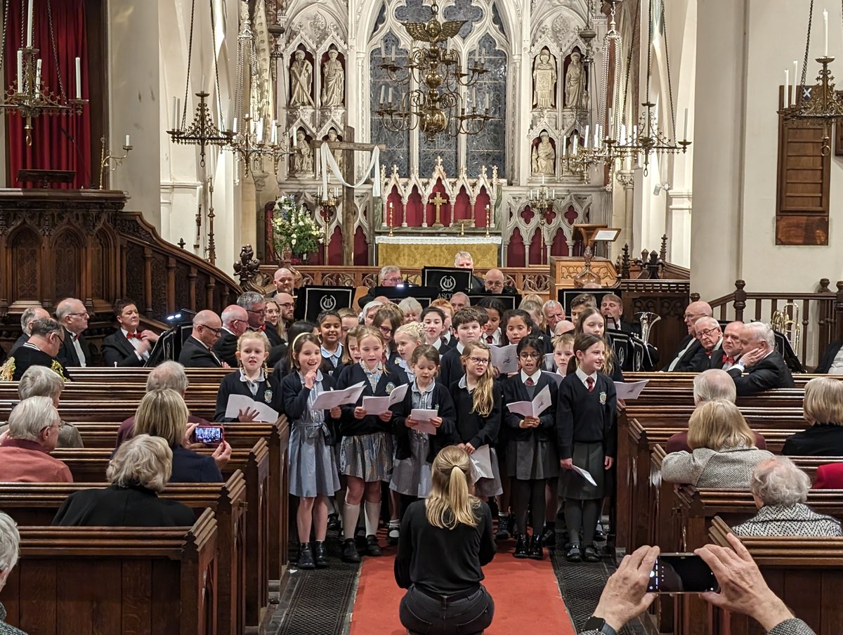 Our choir performed at an evening of music at St Andrew's Church alongside a classical singer & the Ascot Brass Band. Many pupils hadn't heard classical music performed live by a brass band; the experience supported our vision for providing a range of experiences for our pupils.