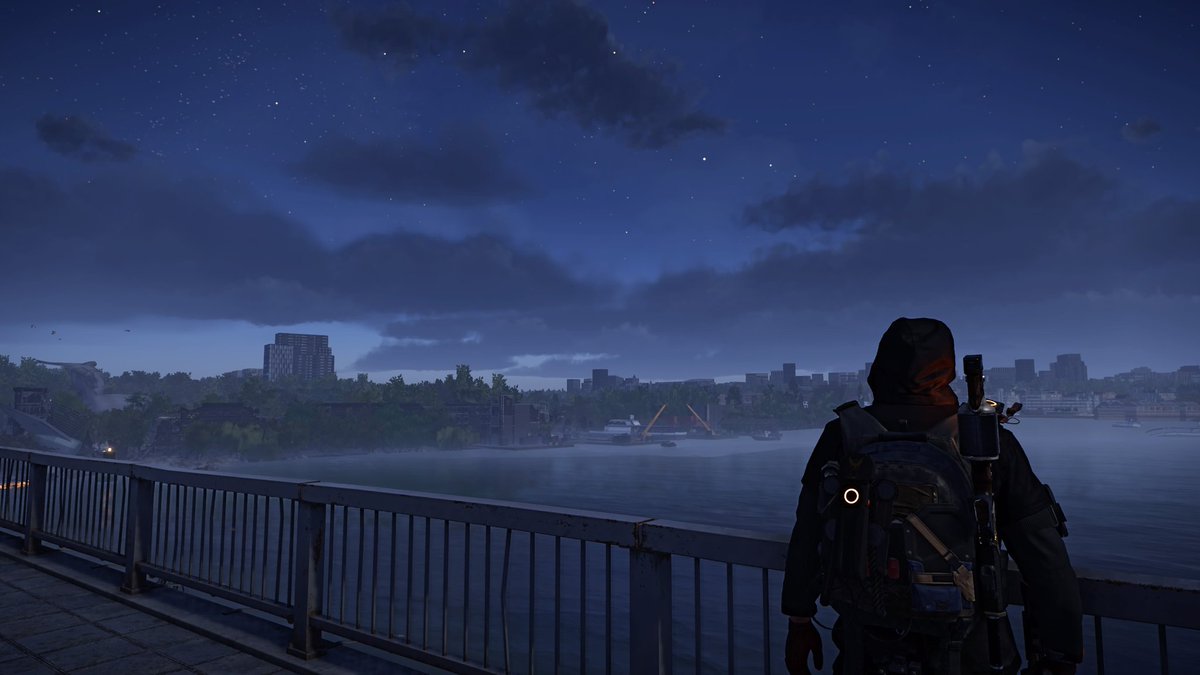 It's a quiet night in the city. The dying light of day reflects the status of DC. Can we take her back from the likes of the Tusk? Hyenas? #TheDivision2 #thedivision2photos