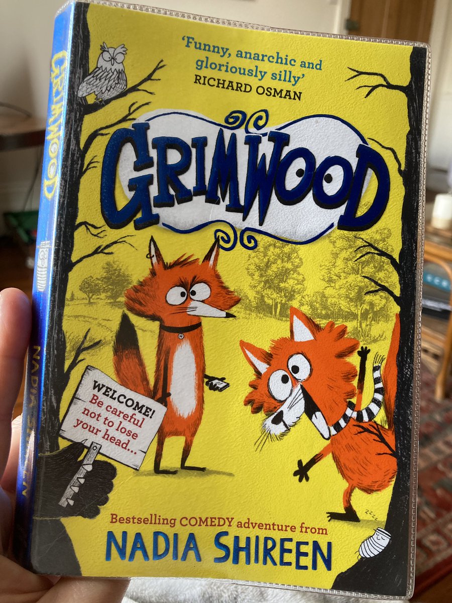 I’m a bit late to the party, but oh my days what a joy this is. It is clever and silly and very, very funny. @NadiaShireen @simonkids_UK #Grimwood