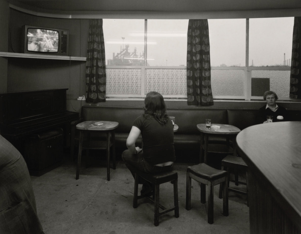 Bar’s open!

Photograph by Graham Smith - The Queen's Pub, Southbank, Middlesbrough, 1981