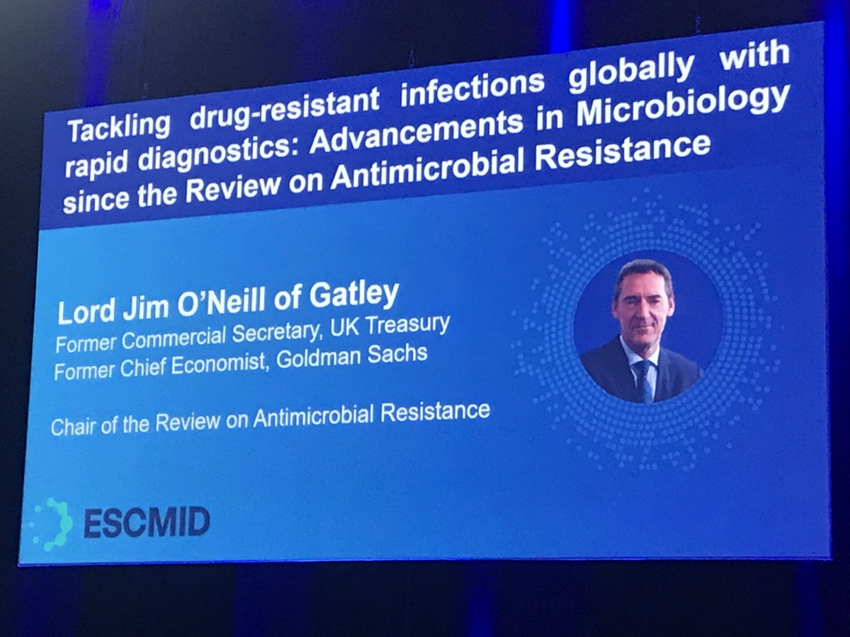 Important points made on #AntimicrobialStewardship by Lord Jim O’Neill at #ECCMID2024 #ESCMIDGlobal  #AMR #AntibioticOveruse #AMRCrisis #TreatmentEquity