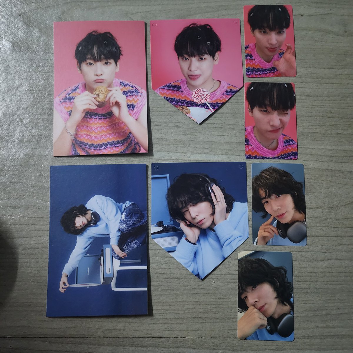 On hand postage on Tuesday. 
Postage rm 8

Rm 10 each set
4 postcard, 1 photo garland, 2 photocard 

Hwiyoung 
Inseong

Sf9 7 membership

#pasarsf9 #pasarsf9MY