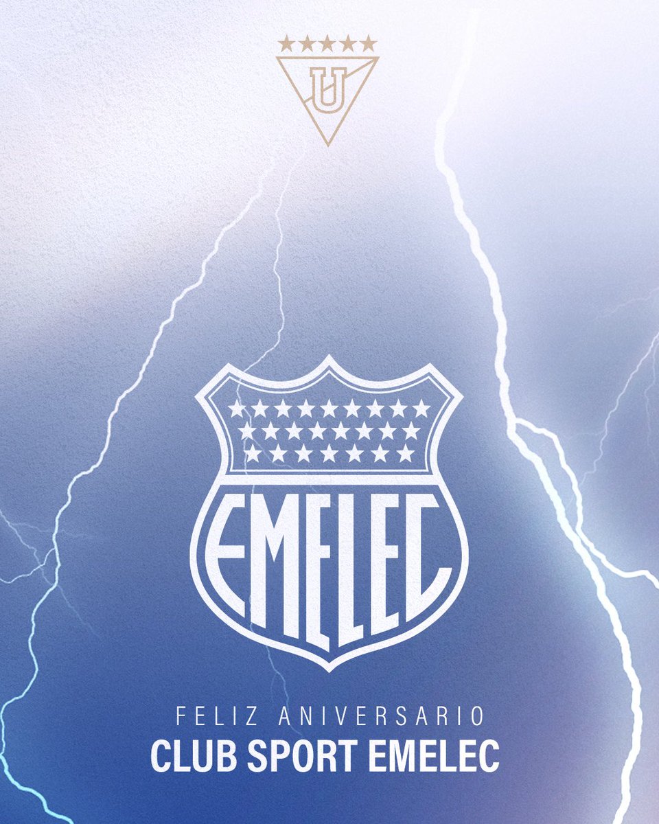 ¡Feliz aniversario, @CSEmelec! 🎂🎊 Nos vemos pronto 🤝