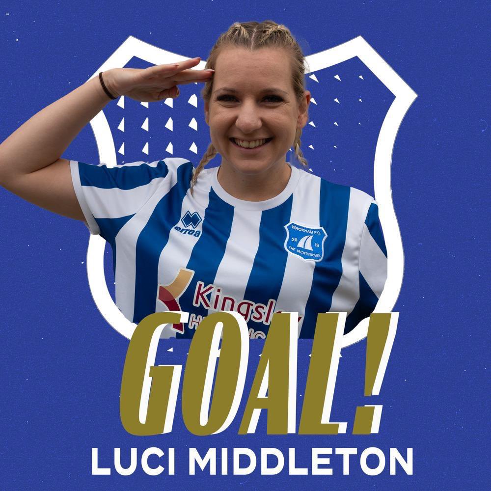 24’ GOOOALLLLL!! After some great build up play from us, the keeper parries a shot and Luci is there to finish up! 🔴0-1🟢 #Ahoy